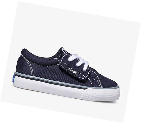 Keds Big Kid Jump Kick Jr. Tela Scarpe Da Ginnastica Bambino Blu Marino | ABHYQ-2379