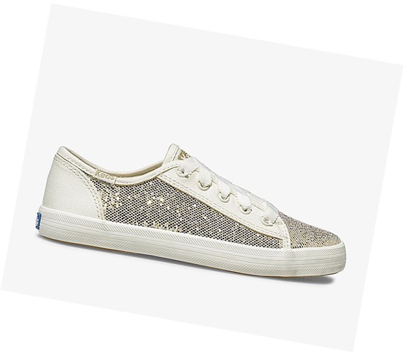 Keds Big Kid Kickstart Metallic Sparkle Scarpe Da Ginnastica Bambino Metal | IHDSN-6091