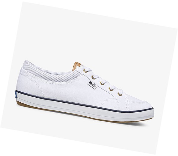 Keds Center Comfort Scarpe Stringate Donna Bianche | KQLBV-7086