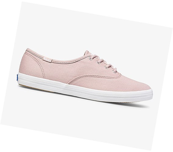 Keds Champion Fall Solids Scarpe Stringate Donna Rosa | YXVPF-1258