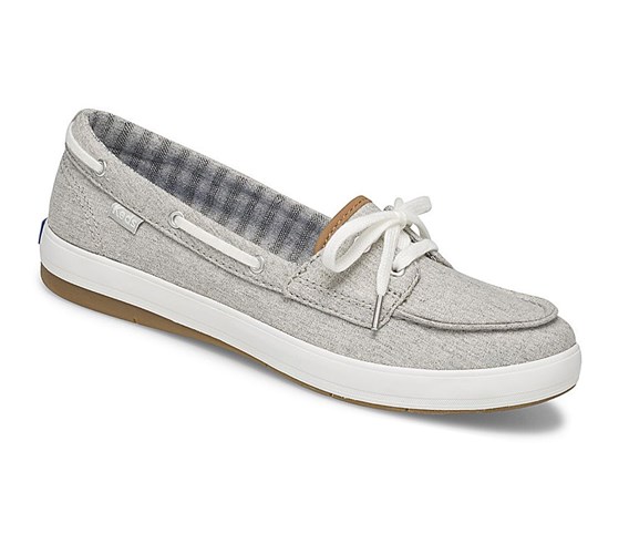 Keds Charter Chambray Scarpe Slip On Donna Grigie | VDZTN-0456