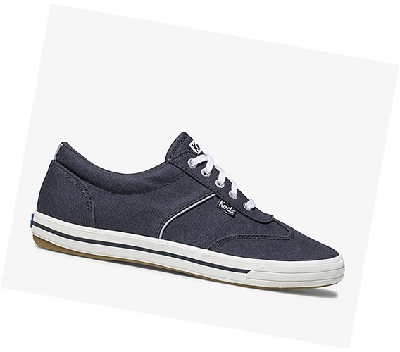 Keds Courty Scarpe Stringate Donna Blu Marino | UBHIV-1952