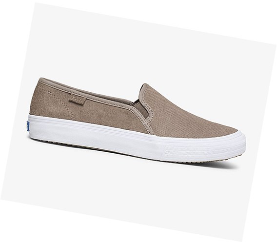 Keds Double Decker Scamosciate Fall Comfort Scarpe Slip On Donna Grigie | MUOSG-2574