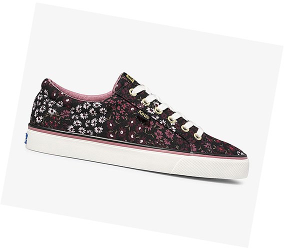 Keds Jump Kick Floral Scarpe Stringate Donna Nere | GOCND-0439