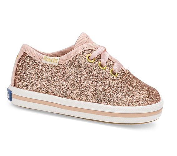 Keds Little Kid Wedding Scarpe Da Ginnastica Bambino Rosa Oro | TVNFJ-1648