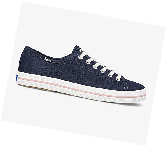 Keds Washable Kickstart Scarpe Stringate Donna Blu Marino | VKJNI-6095