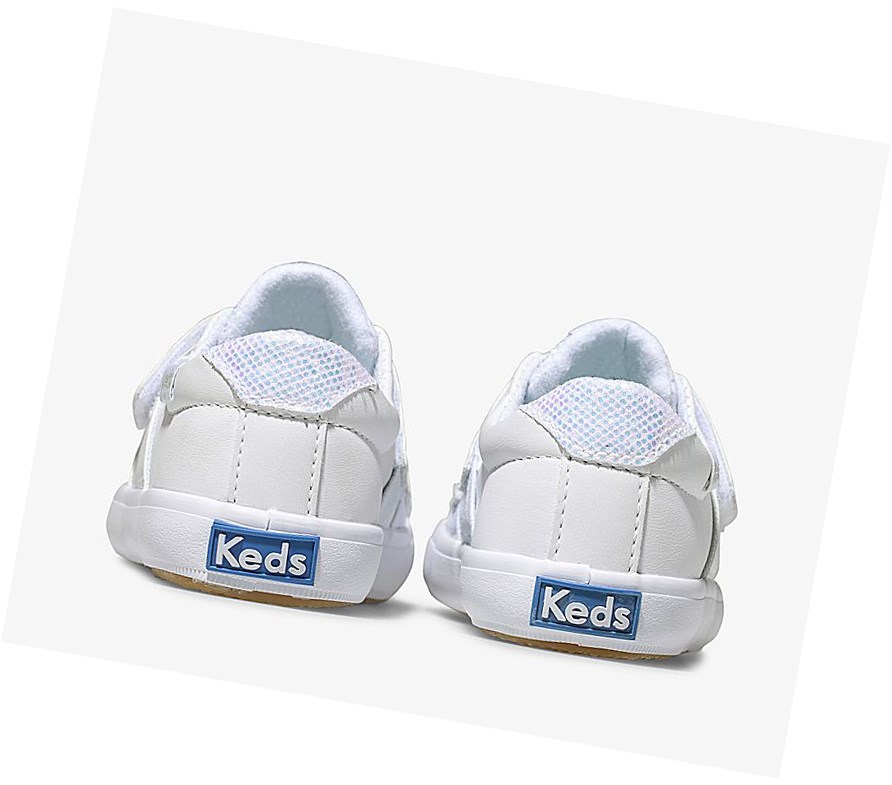 Keds Big Kid Courtney Scarpe Casual Bambino Bianche | BMOUL-2893
