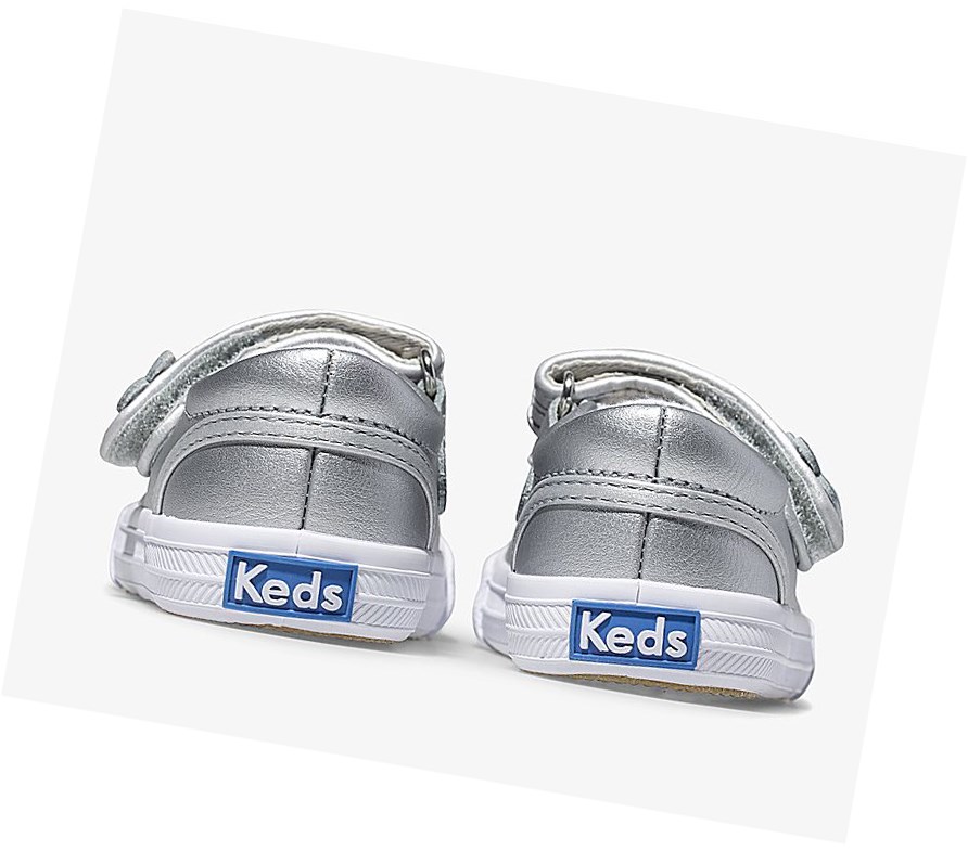 Keds Big Kid Ella Mary Jane Scarpe Casual Bambino Metal | ADUOT-6704
