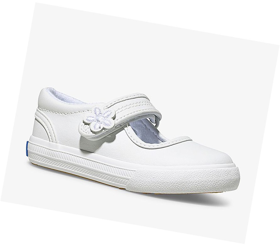 Keds Big Kid Ella Scarpe Casual Bambino Bianche | GCKBU-7632