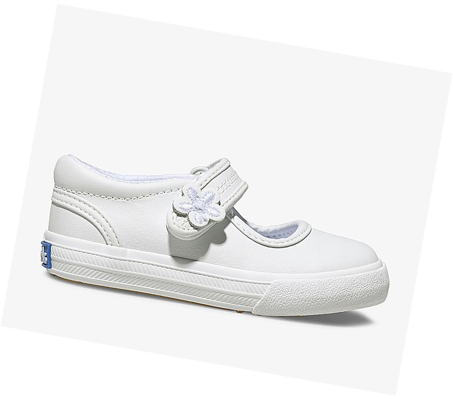 Keds Big Kid Ella Scarpe Casual Bambino Bianche | GCKBU-7632