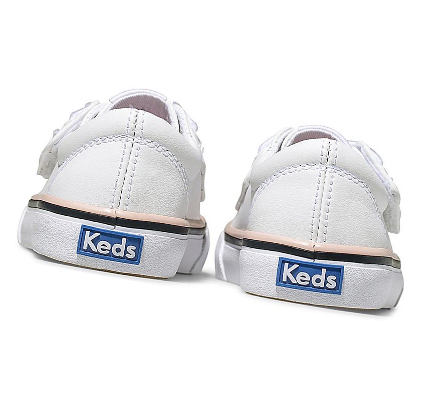 Keds Big Kid Jump Kick Jr. Scarpe Da Ginnastica Bambino Bianche | JNCZM-5314