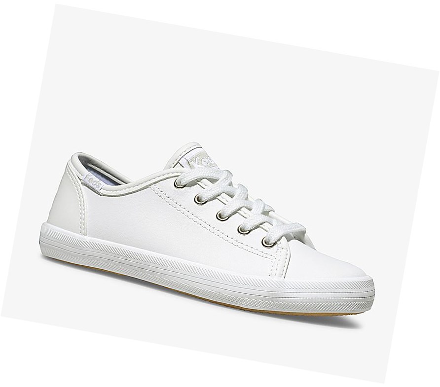 Keds Big Kid Kickstart Core Scarpe Casual Bambino Bianche | DOQCY-4597