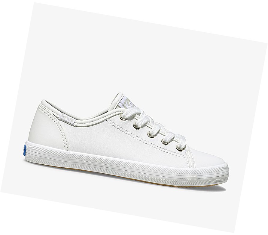 Keds Big Kid Kickstart Core Scarpe Casual Bambino Bianche | DOQCY-4597