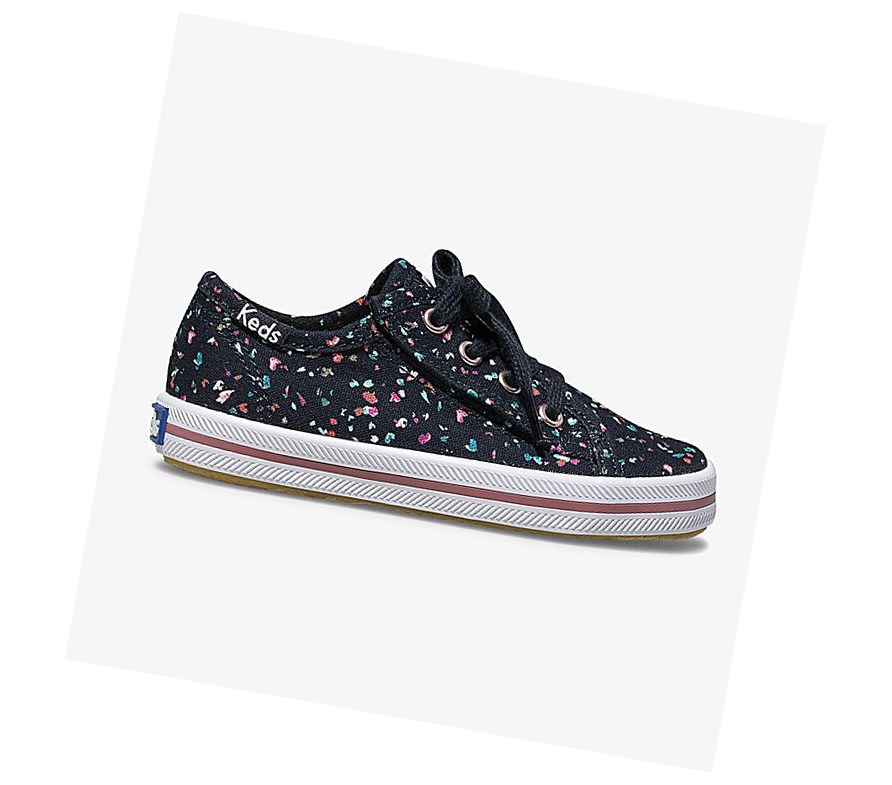 Keds Big Kid Kickstart Fall Jr. Scarpe Casual Bambino Blu Marino | FVPXN-7053