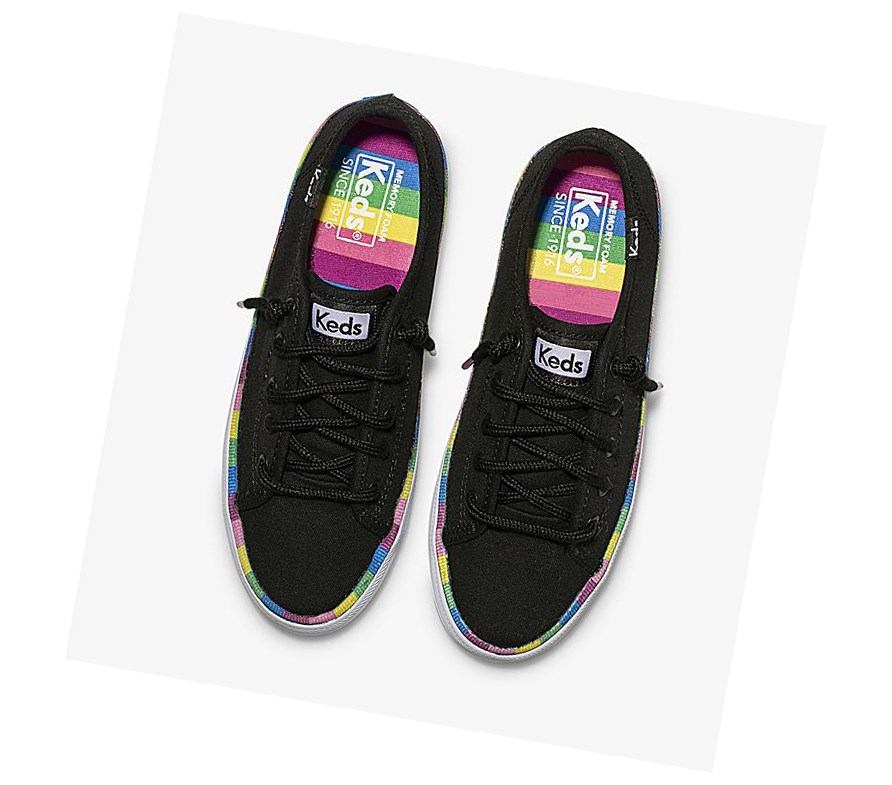 Keds Big Kid Kickstart Fall Scarpe Casual Bambino Nere Colorate | TKXZN-2473