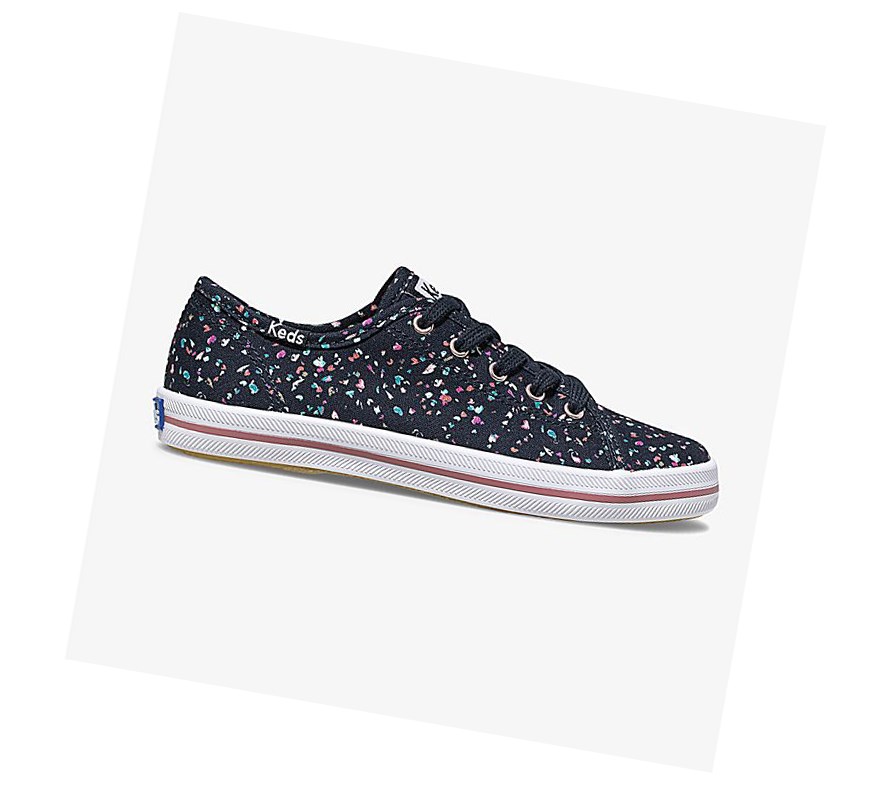 Keds Big Kid Kickstart Fall Scarpe Da Ginnastica Bambino Blu Marino | ZLKHC-0842