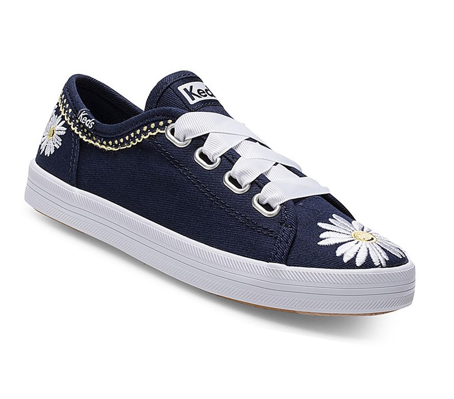 Keds Big Kid Kickstart Scarpe Da Ginnastica Bambino Blu Marino | MVTQS-2103