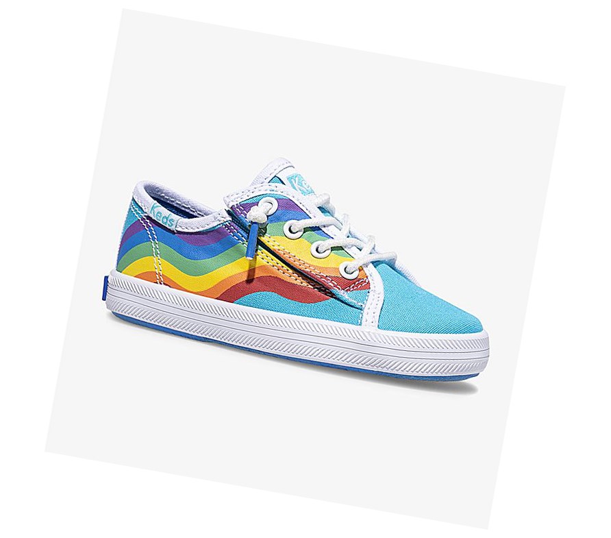 Keds Big Kid PWR GRL Kickstart Jr Scarpe Da Ginnastica Bambino Blu Colorate | LMNUC-6327