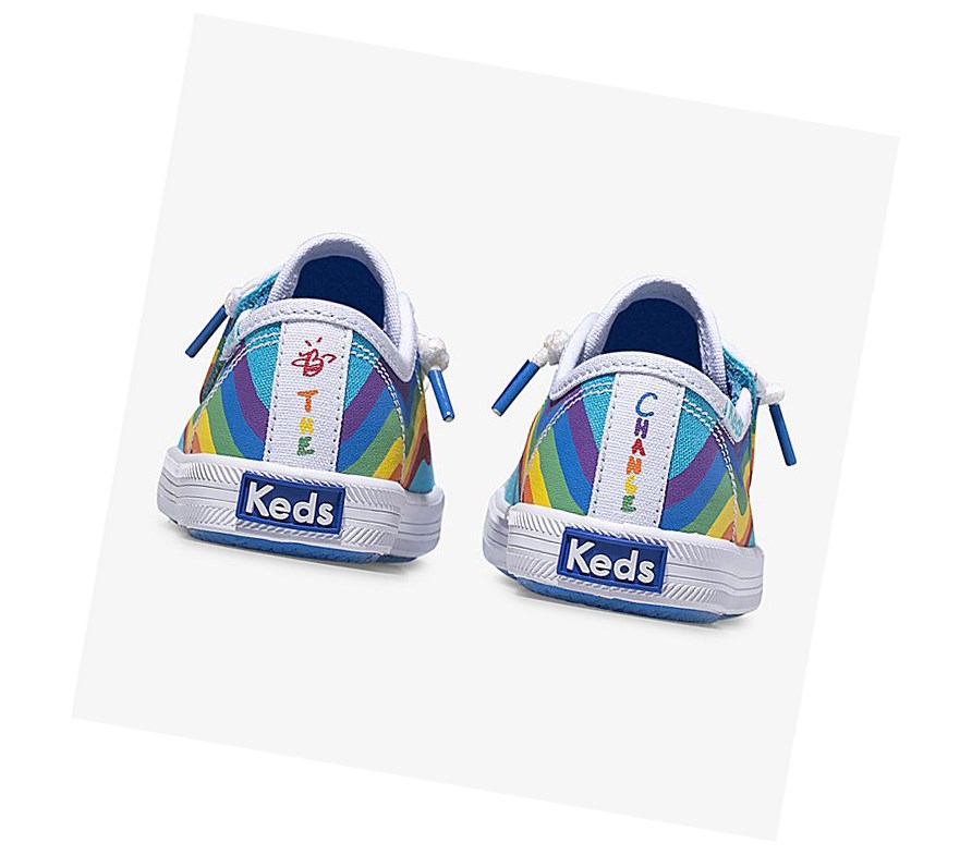 Keds Big Kid PWR GRL Kickstart Jr Scarpe Da Ginnastica Bambino Blu Colorate | LMNUC-6327