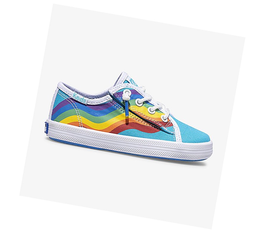 Keds Big Kid PWR GRL Kickstart Jr Scarpe Da Ginnastica Bambino Blu Colorate | LMNUC-6327