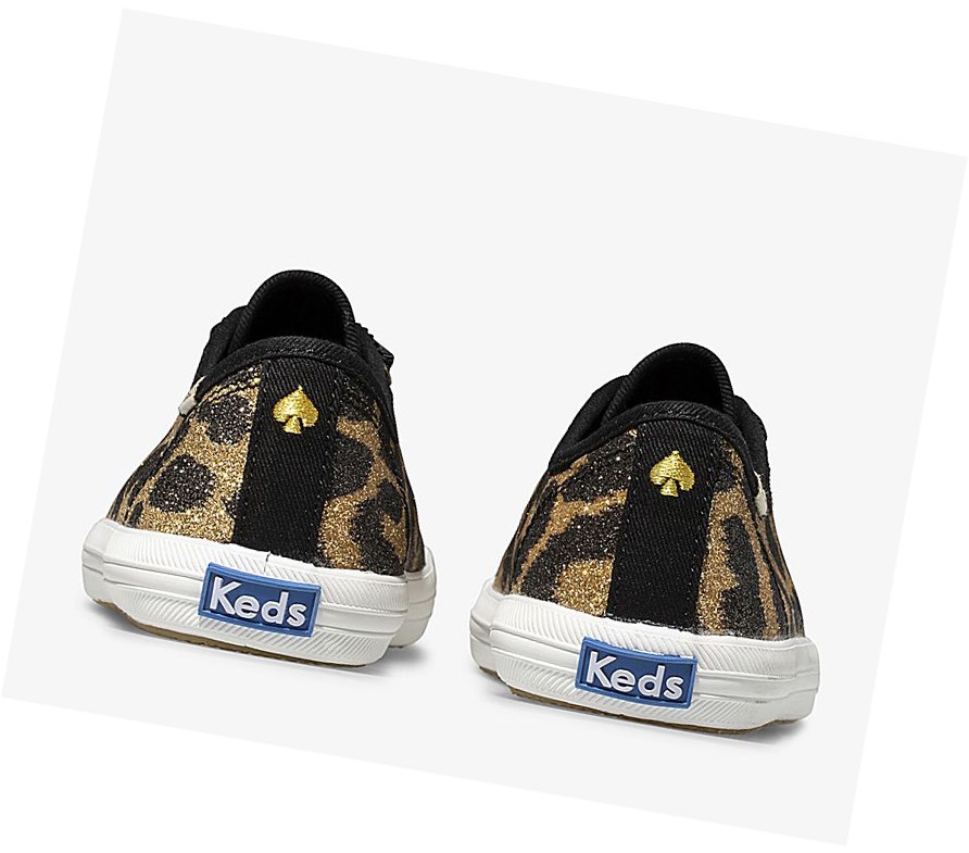 Keds Big Kid x kate spade new york Kickstart Glitter Leopard Scarpe Da Ginnastica Bambino Leopardate | MCWKF-6921