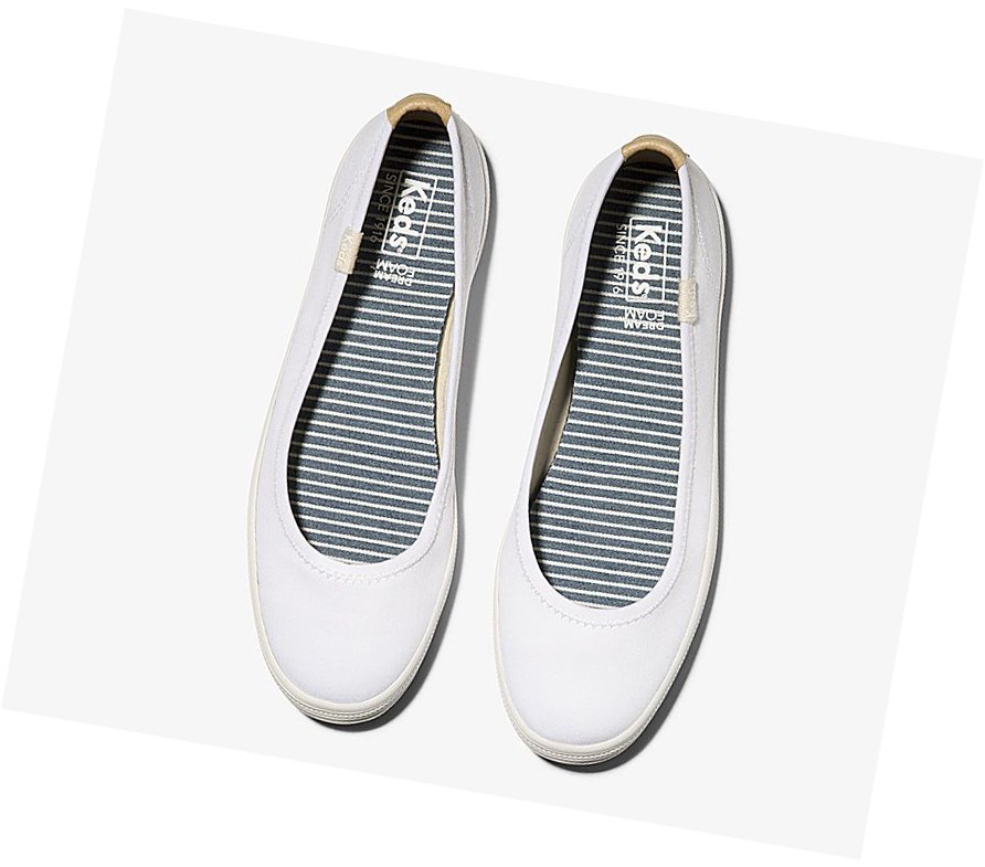 Keds Bryn Comfort Scarpe Slip On Donna Bianche | ATZEK-2096