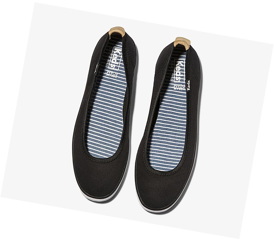 Keds Bryn Scarpe Slip On Donna Nere | CLWNB-7492