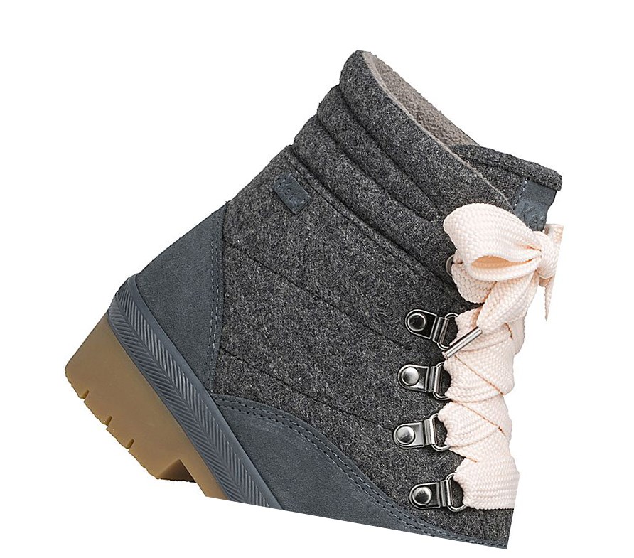 Keds Camp Acqua Scarpe Stringate Donna Blu Grigie | WUVNK-9381