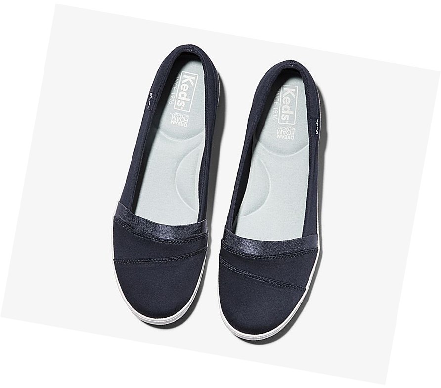 Keds Carmel Comfort Scarpe Slip On Donna Blu Marino | XSPRO-1257