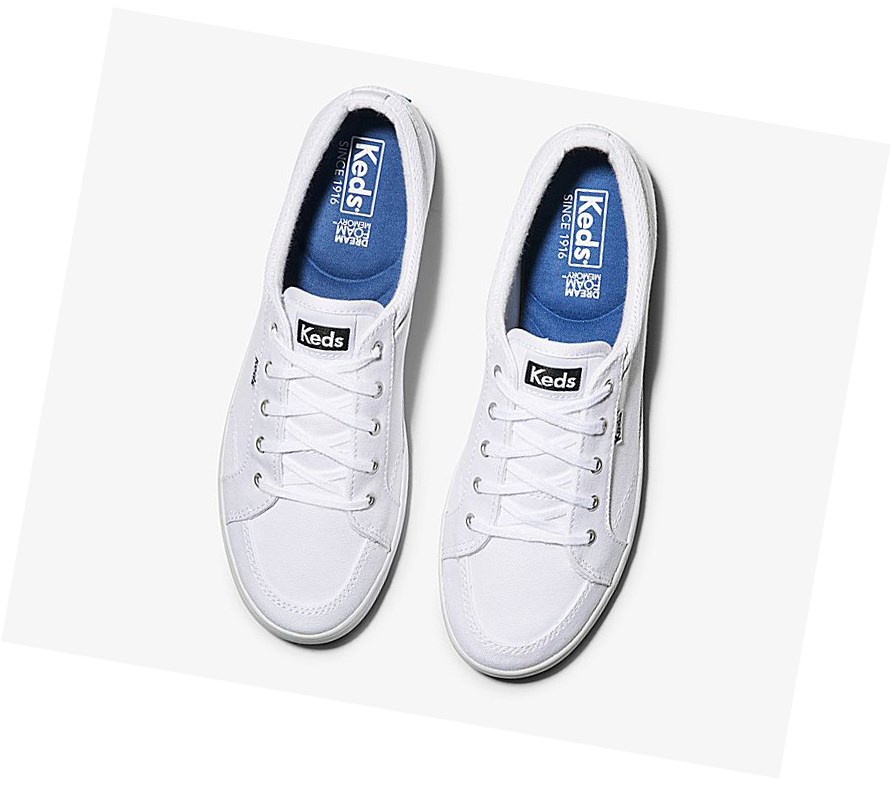 Keds Center Comfort Scarpe Stringate Donna Bianche | INCOD-1675
