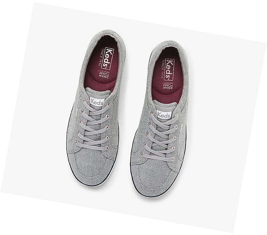 Keds Center Speckled Knit Scarpe Stringate Donna Grigie | JFKLD-8301