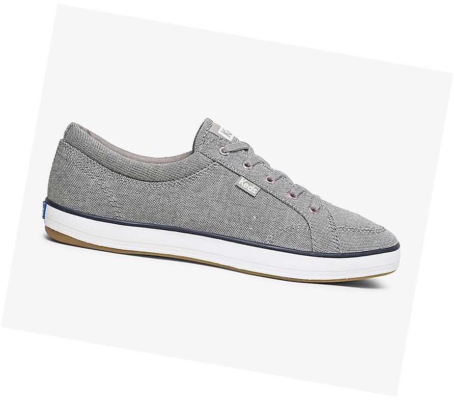 Keds Center Speckled Knit Scarpe Stringate Donna Grigie | JFKLD-8301