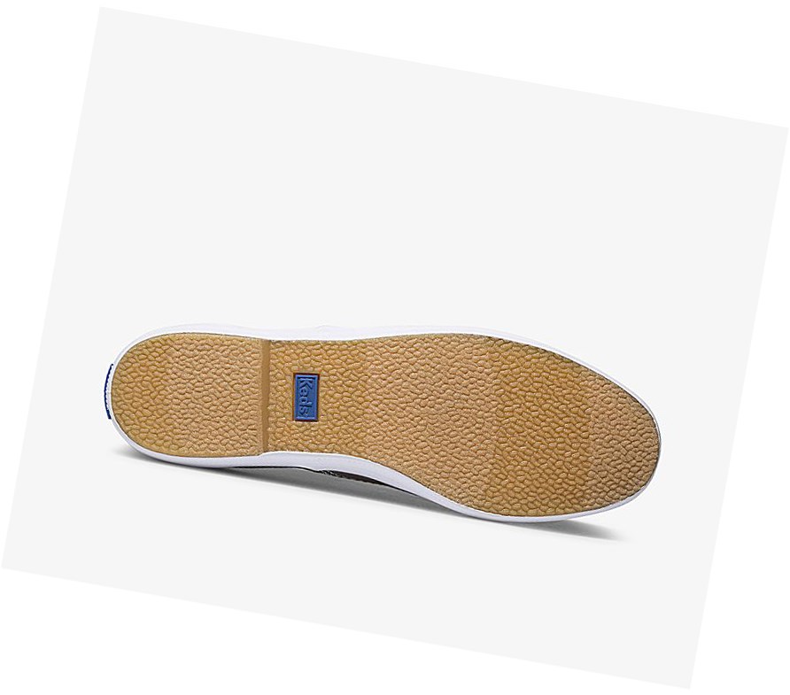 Keds Champion Tela Originali Scarpe Stringate Donna Grigie Profondo | NBJVM-9120