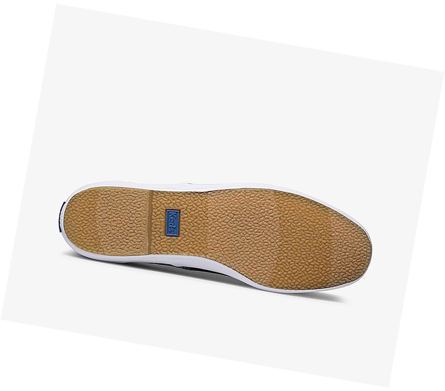 Keds Champion Tela Originali Scarpe Stringate Donna Nere | TZALI-8795