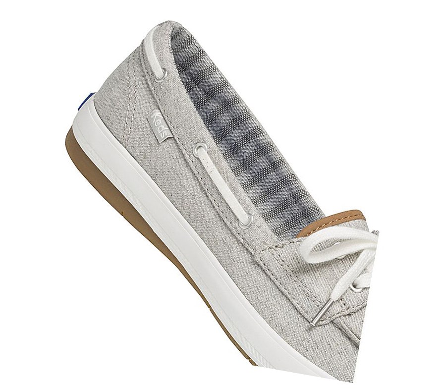 Keds Charter Chambray Comfort Scarpe Slip On Donna Grigie | XUKPF-8592