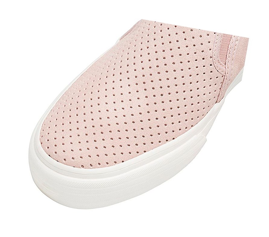 Keds Double Decker Perf Scamosciate Fall Comfort Scarpe Slip On Donna Rosa | ZAYMG-9310