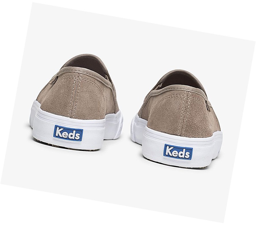 Keds Double Decker Scamosciate Fall Scarpe Slip On Donna Grigie | ANDHU-1964