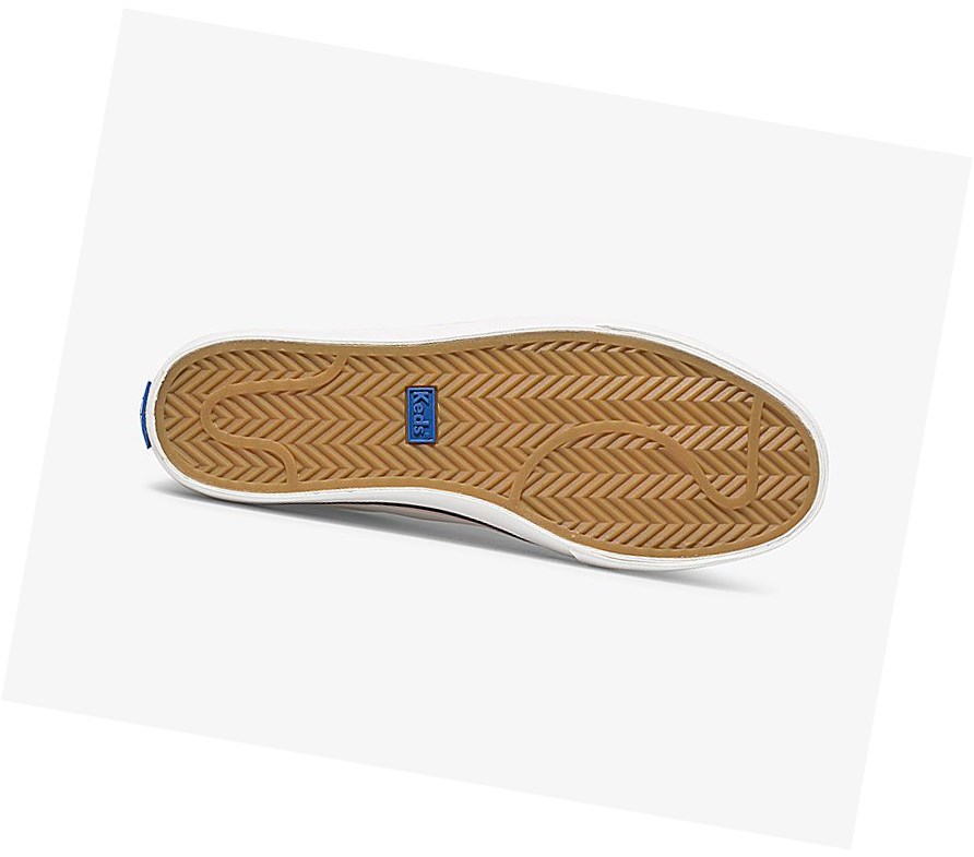 Keds Jump Kick Pelle Scarpe Stringate Donna Bianche | DGKPY-4065