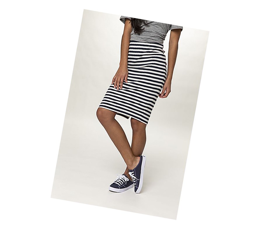 Keds Kickstart Mule Core Tela Scarpe Slip On Donna Blu Marino | YEIDT-0153