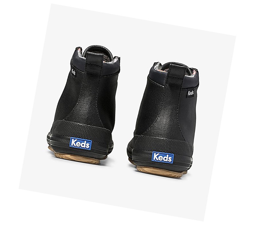 Keds Scout Boot II Acqua Stivali Alti Donna Nere | KWTBC-4802