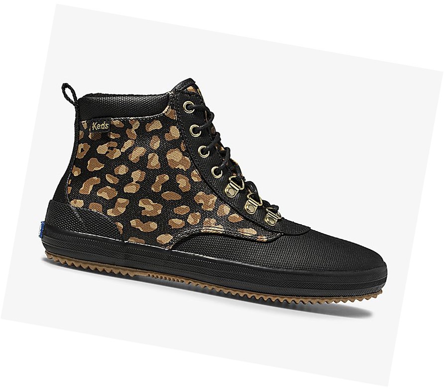 Keds Scout Boot II Acqua Stivali Stringati Donna Leopardate | IGEXY-7926