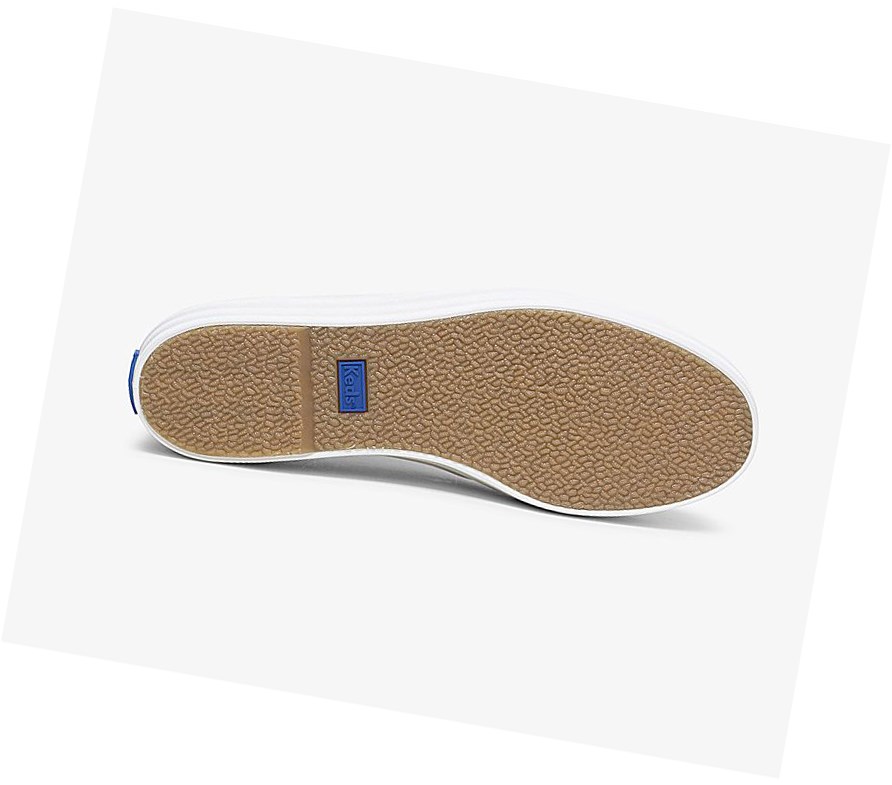 Keds Triple Kick Luxe Pelle Scarpe Stringate Donna Bianche | NXGBY-6158