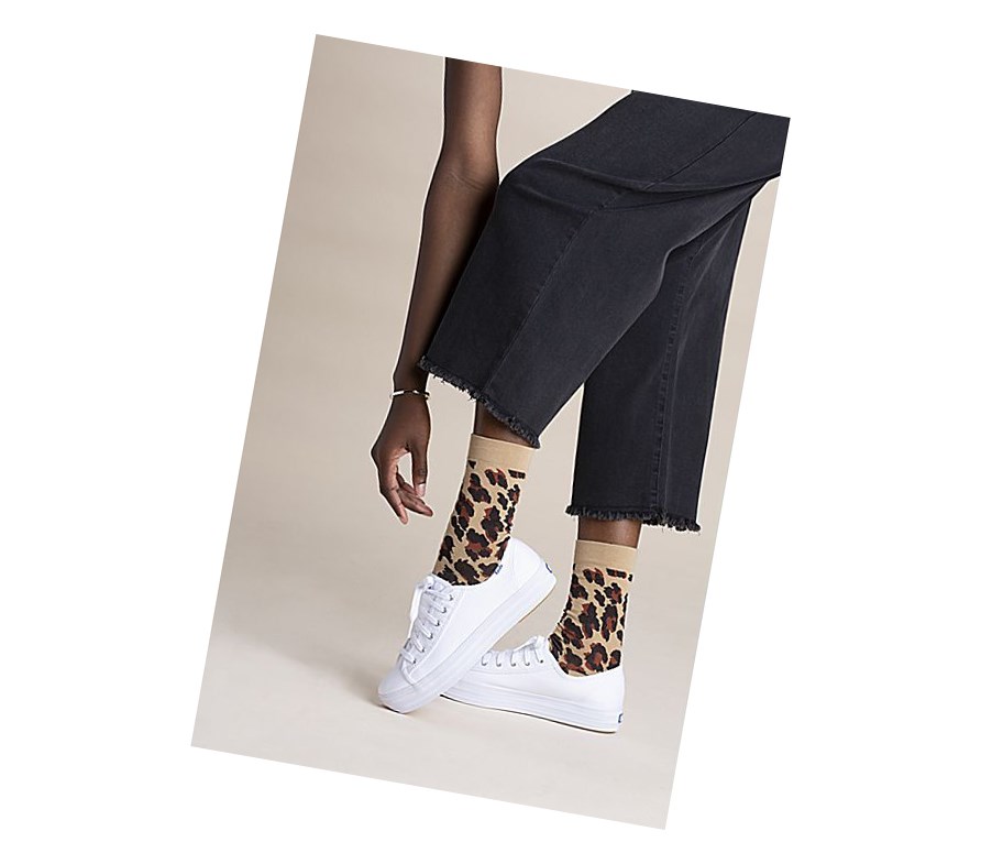 Keds Triple Kick Scarpe Stringate Donna Bianche | TBUKL-2016