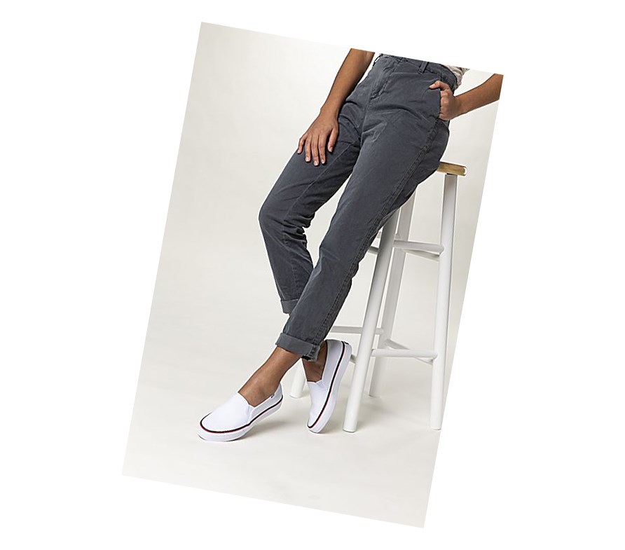 Keds Washable Double Decker Varsity Scarpe Slip On Donna Bianche | OJQTD-6287