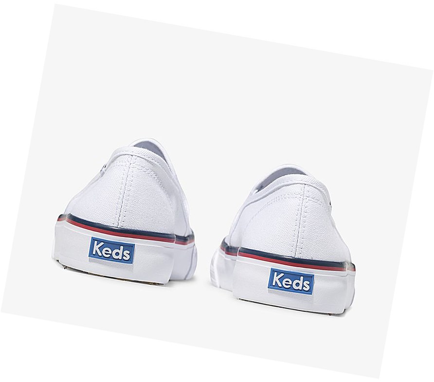 Keds Washable Double Decker Varsity Scarpe Slip On Donna Bianche | OJQTD-6287