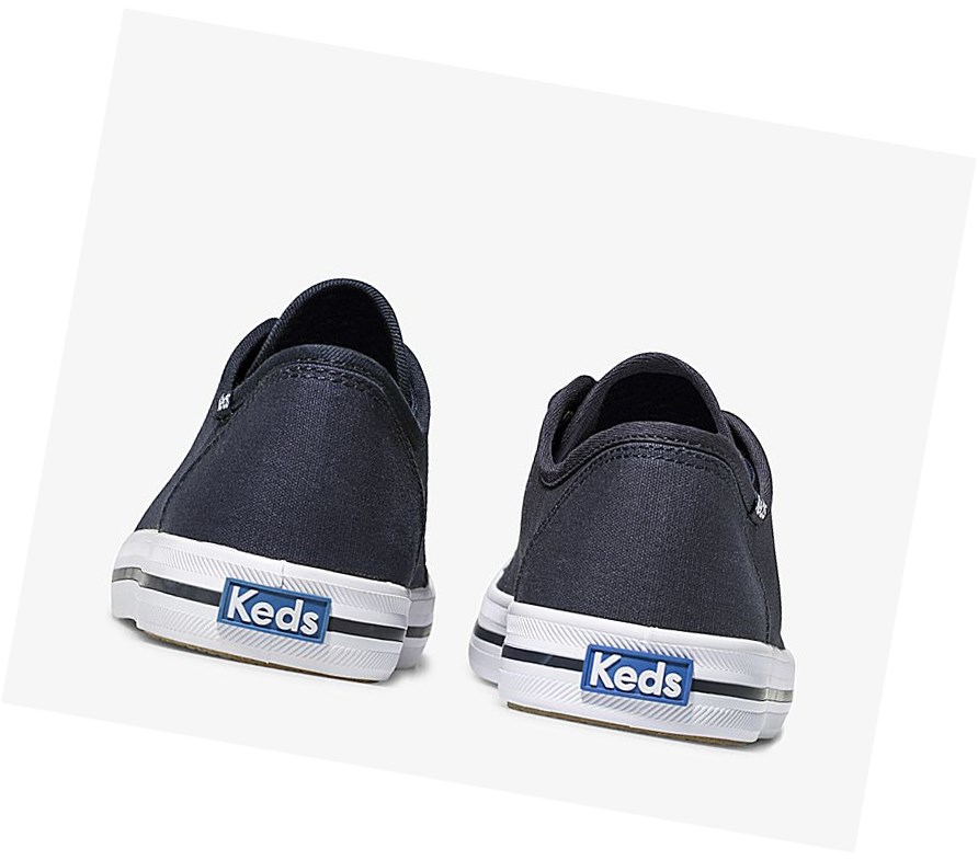 Keds Washable Kickstart Scarpe Stringate Donna Blu Marino | BMHEA-6074