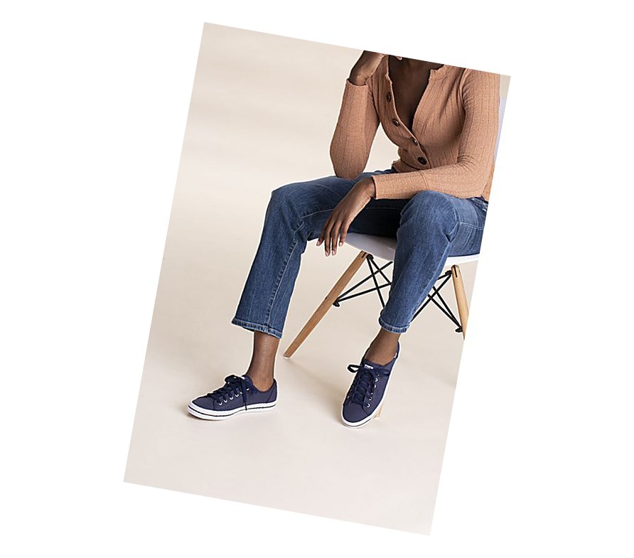 Keds Washable Kickstart Scarpe Stringate Donna Blu Marino | BMHEA-6074