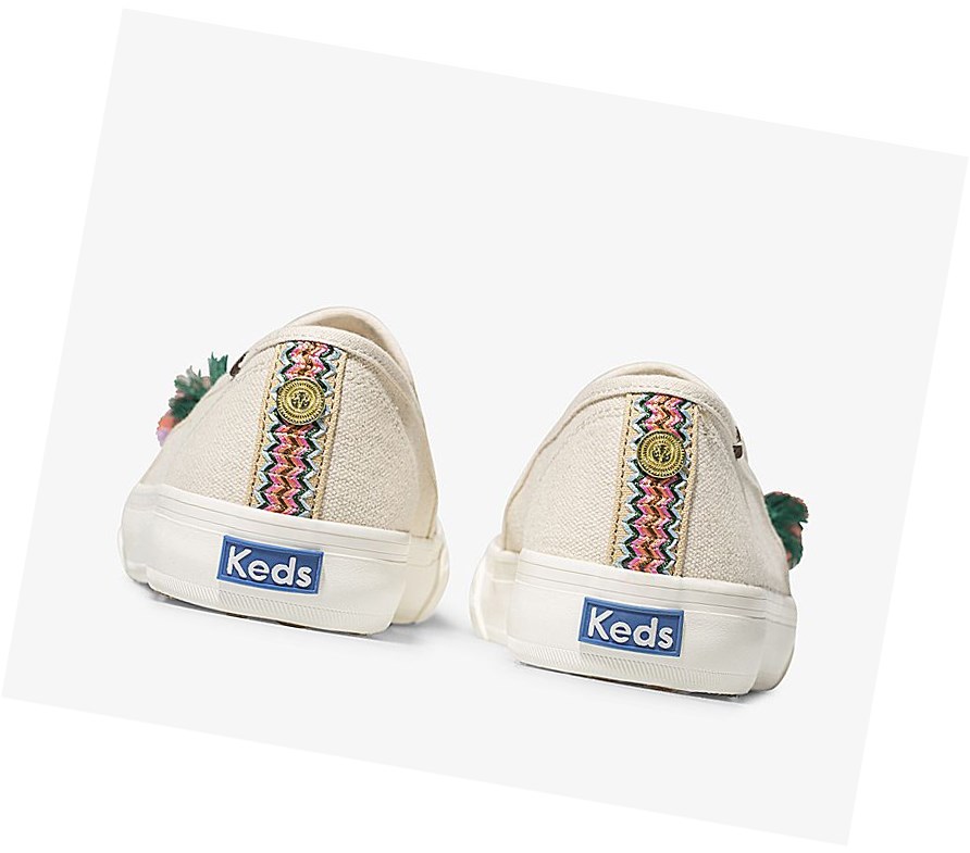 Keds x Jungalow Double Decker Duet Scarpe Slip On Donna Beige | DZVBC-8651