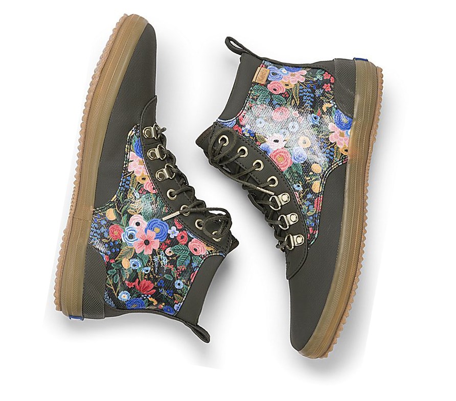 Keds x Rifle Paper Co. Scout Acqua Stivali Alti Donna Verdi | RECBA-6150