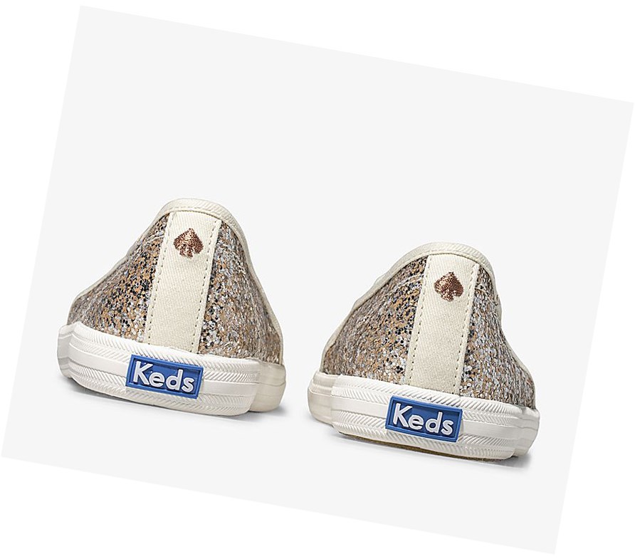 Keds x kate spade new york Double Decker Metallic Glitter Wedding Scarpe Casual Donna Colorate | XMRSA-2716